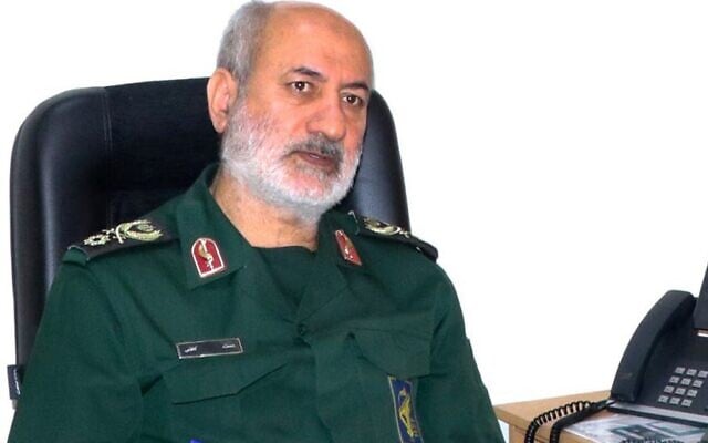 The head of the intelligence services of the Islamic Revolutionary Guard Corps (IRGC), General Mohammad Kazemi, in an undated photo. (Courtesy)