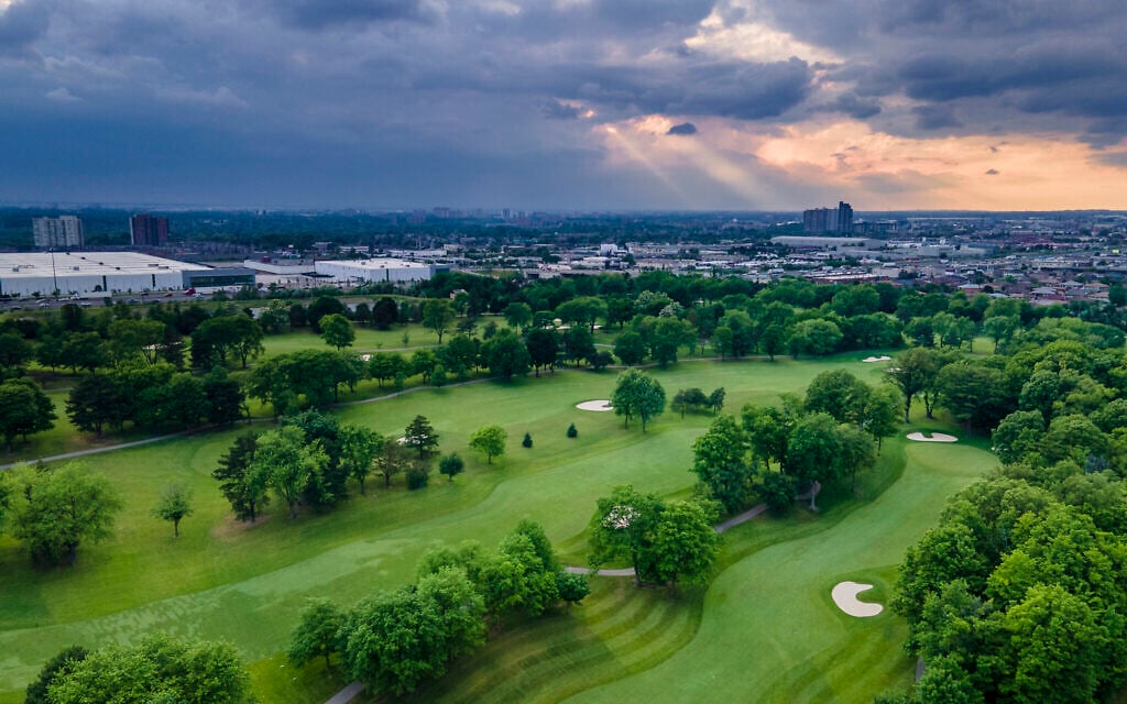 The third, fourth and eighth holes at Oakdale Golf and Country Club in Toronto. (Courtesy of Golf Canada)