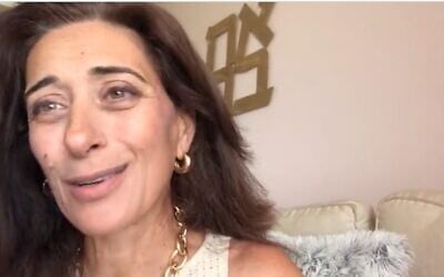 Ness Ziona mayoral candidate Galit Avinoam films a campaign video on June 30, 2023. (Screen capture/Twitter) Ness Ziona mayoral candidate Galit Avinoam films a campaign video on June 30, 2023. (Screen capture/Twitter)