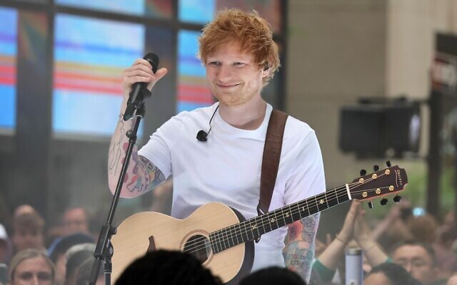 Ed Sheeran performs on NBC's 'Today' at Rockefeller Plaza on June 6, 2023 in New York City. (Dia Dipasupil/Getty Images via AFP) Ed Sheeran performs on NBC's 'Today' at Rockefeller Plaza on June 6, 2023 in New York City. (Dia Dipasupil/Getty Images via AFP)