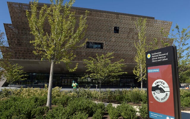 In this photo taken Sept. 14, 2016, final preparations are being made for the opening of the National Museum of African American History and Culture in Washington. (AP Photo/Susan Walsh) In this photo taken Sept. 14, 2016, final preparations are being made for the opening of the National Museum of African American History and Culture in Washington. (AP Photo/Susan Walsh)