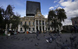 View of the Bolivian Legislative Assembly building in La Paz, Bolivia Thursday, May 4, 2023. (AP/Juan Karita)