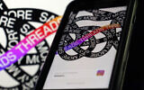 This photo, taken in New York, Thursday, July 6, 2023, shows Meta's new app Threads. (AP/Richard Drew)