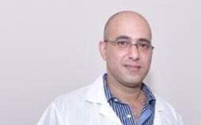 An undated photo of Dr. Ramiz Abu Asba, a dentist who was shot dead in the northern Arab town of Jatt on July 11, 2023. (Social media screenshot: used in accordance with Clause 27a of the Copyright Law)