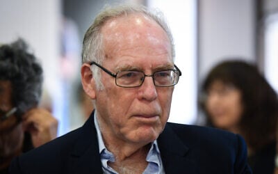 Judge Moshe Drori attends a ceremony in Tel Aviv, June 12, 2019. (Flash90)