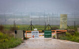 Illustrative: The border fence between Israel and Jordan in the Jordan Valley, March 19, 2023. (Yossi Aloni/Flash90)