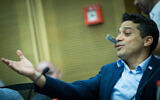 Diaspora Affairs Minister Amichai Chikli at the Knesset, June 26, 2023. (Yonatan Sindel/ Flash90)