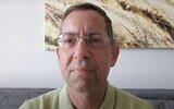 Screen capture from video of Gal Luft, co-director of the Institute for the Analysis of Global Security, who is a fugitive from US authorities over alleged illegal ties with China and arms dealing, July 7, 2023. (YouTube, (used in accordance with Clause 27a of the Copyright Law)