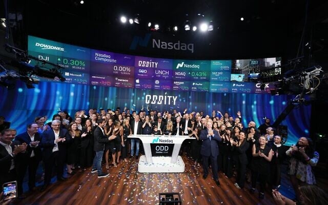 Oddity, parent company of cosmetics brand Il Makiage debuts on Nasdaq, July 19, 2023. (Courtesy)
