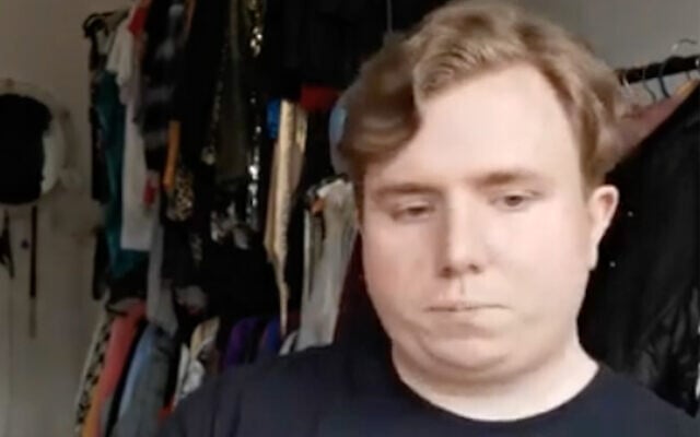 Fabian Wolff has claimed to be Jewish for years. (Screenshot/YouTube via JTA)