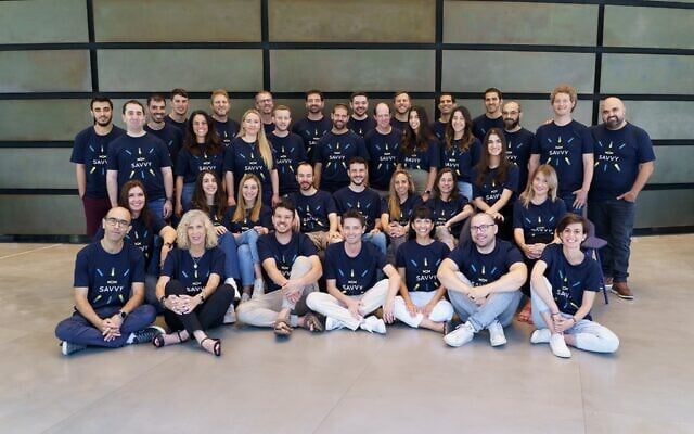 Team at Israeli cybersecuroty startup Savvy. (Omer Friedman) Team at Israeli cybersecuroty startup Savvy. (Omer Friedman)
