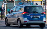 Illustrative: A German police car in Berlin on January 24, 2020. (John Macdougall/AFP)