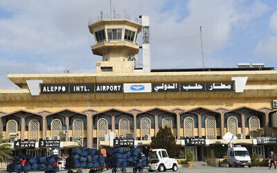 File: Algerian rescue aid arrives at Aleppo International Airport on February 7, 2023, one day after a deadly earthquake hit Syria and Turkey. (AFP)