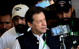 File: Pakistan's former Prime Minister Imran Khan (C) leaves after appearing in the Supreme Court in Islamabad on July 26, 2023 (Aamir QURESHI / AFP)