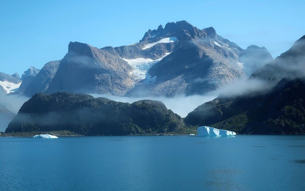 A sample of the dramatic scenery in southern Greenland. (Dan Fellner/ JTA)