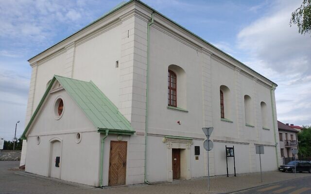 The site of a former synagogue in Chmielnik, Poland. (Wojciech Domagała/Wikimedia Commons) The site of a former synagogue in Chmielnik, Poland. (Wojciech Domagała/Wikimedia Commons)