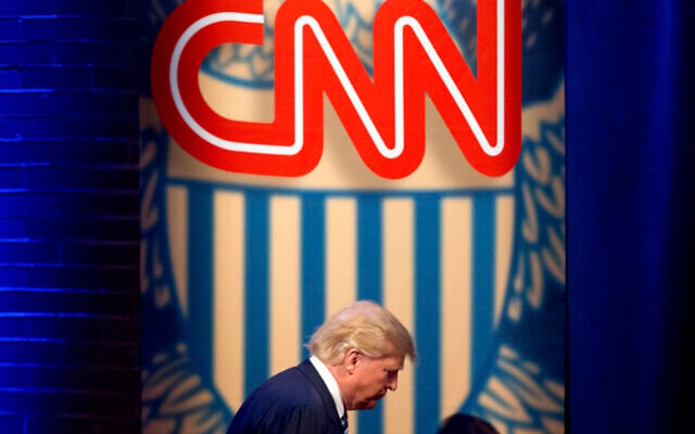 Then-Republican US presidential candidate Donald Trump arrives for a CNN town hall at the University of South Carolina in Columbia, South Carolina, February 18, 2016.(Andrew Harnik/AP) Then-Republican US presidential candidate Donald Trump arrives for a CNN town hall at the University of South Carolina in Columbia, South Carolina, February 18, 2016.(Andrew Harnik/AP)