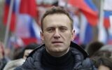 In this Sunday, February 24, 2019, file photo, Russian opposition activist Alexei Navalny takes part in a march in memory of opposition leader Boris Nemtsov in Moscow, Russia. (AP/Pavel Golovkin, File)