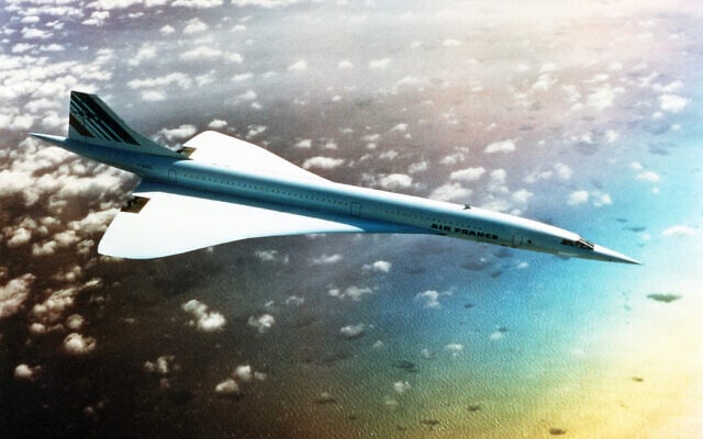 File: The Air France Concorde F-BTSD-registered aircraft, in 1978. (AP Photo/Air France)