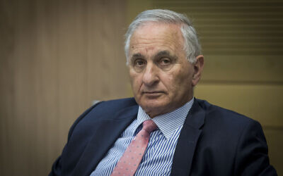 Giora Romm, Director of the National Road Safety Authority attends meeting at the Knesset in Jerusalem on March 20, 2017. (Yonatan Sindel/Flash90)