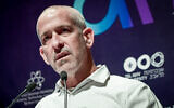 Ronen Bar, head of the Shin Bet security agency, speaks at the annual Cyber Week event at Tel Aviv University, on June 27, 2023. (Avshalom Sassoni/Flash90)