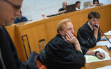 Eliad Shraga, founder of the Movement for Quality Government in Israel, attends a High Court hearing, August 3, 2023. (Yonatan Sindel/Flash90)