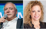 (L) MK David Amsalem in Tel Aviv, December 8, 2022; and (R) Michal Rosenbaum. (Tomer Neuberg/Flash90; Finance Ministry)