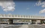 Illustrative: A view of the French Hill intersection in Jerusalem. (Google Street View)