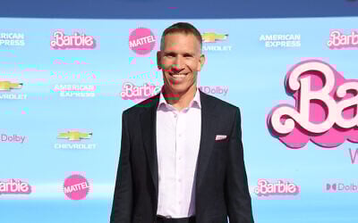 Mattel CEO Ynon Kreiz attends the world premiere of 'Barbie' at the Shrine Auditorium and Expo Hall on July 9, 2023 in Los Angeles, California. (Jon Kopaloff/Getty Images via AFP)