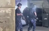 Palestinian Authority security forces confront local armed groups in the Jenin refugee camp on the night of August 1, 2023 (screenshot/ via Shehab News)