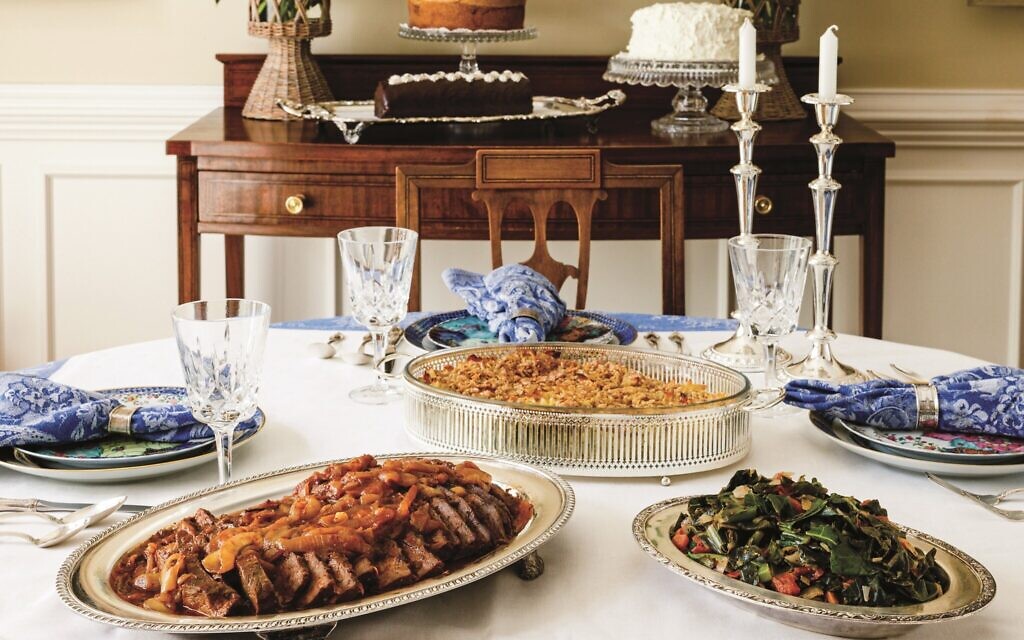 Dishes from inside the 'Kugels and Collards' cookbook. (Forrest Clonts)