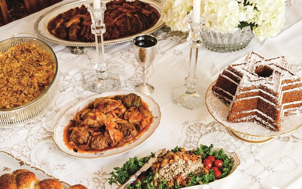 Dishes from inside the 'Kugels and Collards' cookbook. (Forrest Clonts)