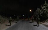 Israeli troops operate in the West Bank, early August 28, 2023. (Israel Defense Forces)