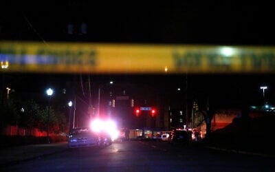 Illustrative: Authorities at the scene of a shooting in Birmingham, Alabama, March 14, 2018. (AP//Brynn Anderson)