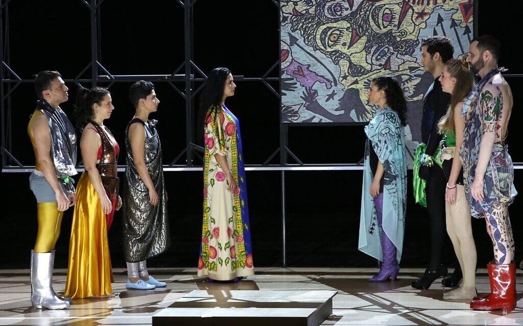 The play 'Roma Army,' directed by Yael Ronen, performed in Rome, Italy (Photo: Florin Ghioca) The play 'Roma Army,' directed by Yael Ronen, performed in Rome, Italy (Photo: Florin Ghioca)