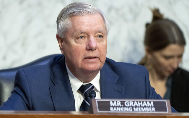Senate Judiciary Oversight Committee Ranking Member Sen. Lindsey Graham, speaks during a hearing to examine Section 702 of the Foreign Intelligence Surveillance Act and related surveillance authorities, June 13, 2023, on Capitol Hill in Washington (AP Photo/Jacquelyn Martin, File) Senate Judiciary Oversight Committee Ranking Member Sen. Lindsey Graham, speaks during a hearing to examine Section 702 of the Foreign Intelligence Surveillance Act and related surveillance authorities, June 13, 2023, on Capitol Hill in Washington (AP Photo/Jacquelyn Martin, File)