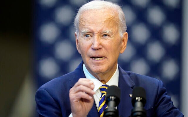 US President Joe Biden speaks about his administration's economic agenda at Prince George's Community College, Center for the Performing Arts, Thursday, Sept. 14, 2023, in Largo, Md. (AP Photo/Alex Brandon) US President Joe Biden speaks about his administration's economic agenda at Prince George's Community College, Center for the Performing Arts, Thursday, Sept. 14, 2023, in Largo, Md. (AP Photo/Alex Brandon)