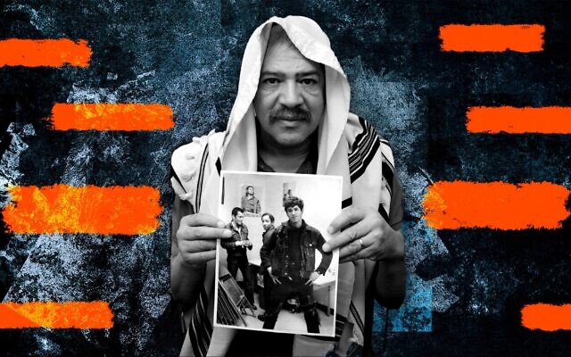 This portrait of Benjamin Melendez was included in the 2010 exhibition 'Only in New York.' (Julian Voloj/JTA)