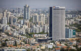 Illustrative: View of the Phoenix Investment House in Tel Aviv on June 30, 2023. (Yossi Aloni/Flash90)