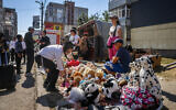 In the streets of Uman, a day after Rosh Hashanah, September 18, 2023 (Photo by Chaim Goldberg/Flash90)