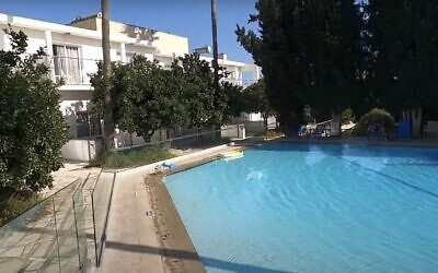 Screen capture from video of the Federania Gardens hotel, Cyprus. (YouTube. Used in accordance with Clause 27a of the Copyright Law)