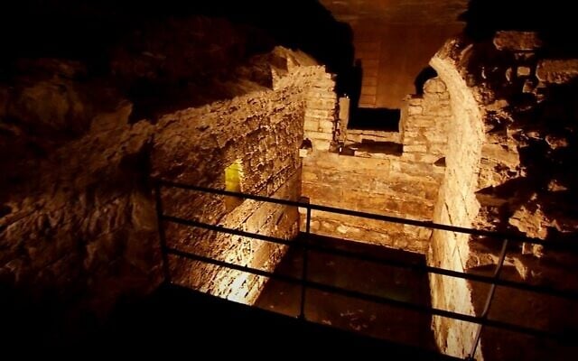 A medieval Jewish mikveh in Erfurt, Germany. (Video screenshot) A medieval Jewish mikveh in Erfurt, Germany. (Video screenshot)