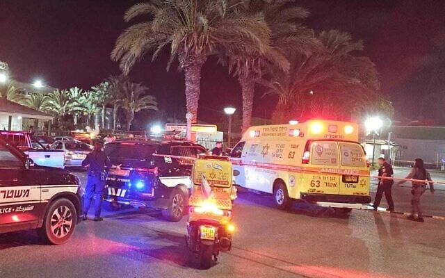 The crime scene in Acre, Sept 10. 2023. (MDA)