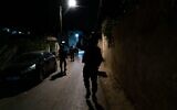 Israeli troops operate in the West Bank, early September 7, 2023. (Israel Defense Forces)