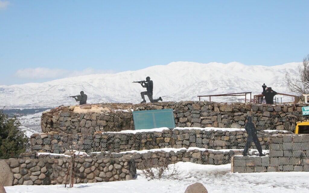Mt. Bental in winter time. (Shmuel Bar-Am)