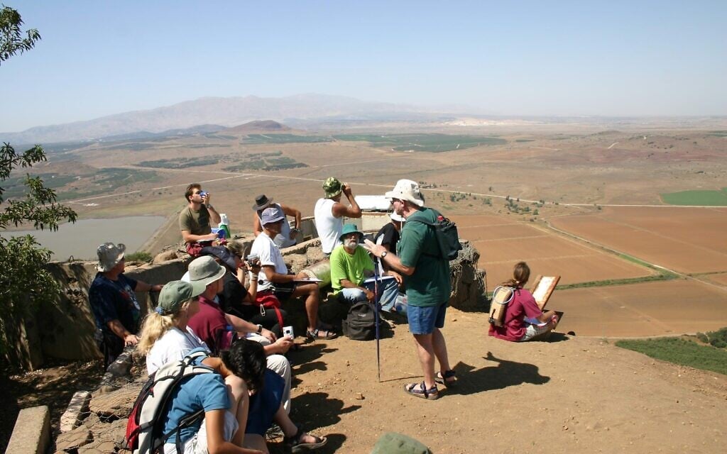 A view of the Valley of Tears from Mt. Bental. (Shmuel Bar-Am)