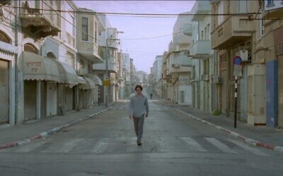 From filmmaker Amos Gitai's 2000 film 'Kippur,' featured in Tel Aviv Museum of Art exhibit marking 50 years since the 1973 Yom Kippur War (Courtesy Tel Aviv Museum of Art)