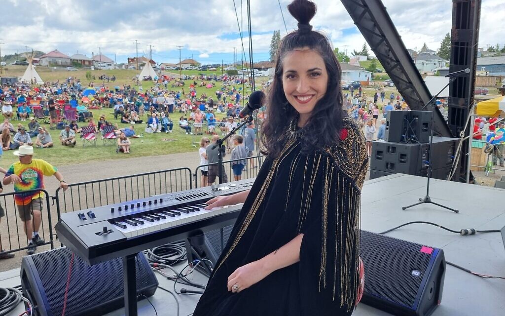 Nani Vazana at the Montana Folk Fest. (Courtesy)