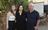 Noga (left), Shiri (middle) and Ilan Weiss were all missing following the October 7 assault by Hamas terrorists on Kibbutz Be'eri. Noga and Shiri were taken hostage by Hamas, and released on November 25, 2023. (Courtesy)