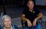Members of the Katzir family, Hanna and her son Elad, who were abducted when Hamas terrorists attacked Kibbutz Nir Oz on October 7, 2023. Hanna was released on November 24, 2023. (Courtesy)